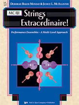 More Strings Extraordinaire! Violin string method book cover